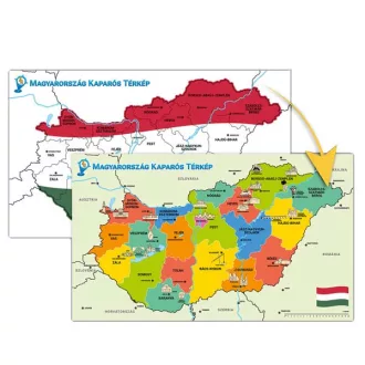 Harta de Zgârietură a Ungariei