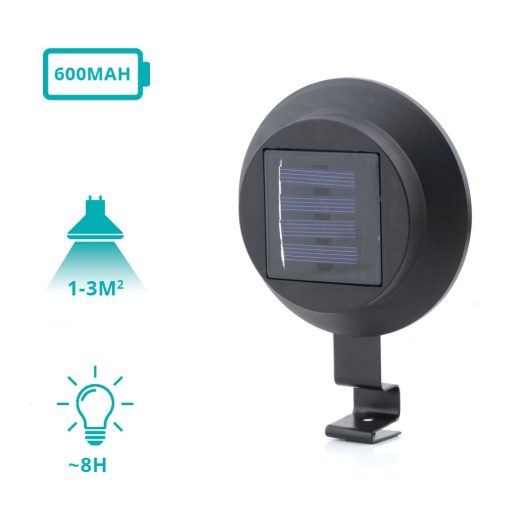 Lampa solara-negru