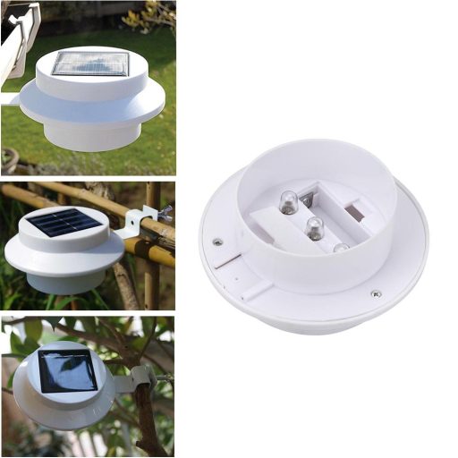 Lampa solara-alb