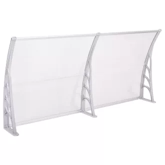 Marchiza copertina din policarbonat 240x90 cm-alb