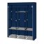 Sifonier mobil, dimensiuni 130x45x170 cm-albastru