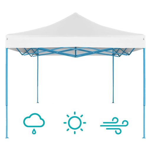 Pavilion pliant 2,9x2,9m-alb