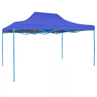 Pavilion pliant 2,9x4,25m-albastru