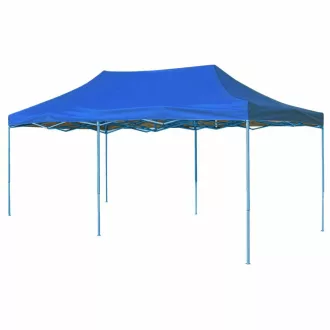 Pavilion pliant 2,9x5,7m-albastru