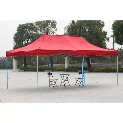 Pavilion pliant 2,9x5,7m-rosu