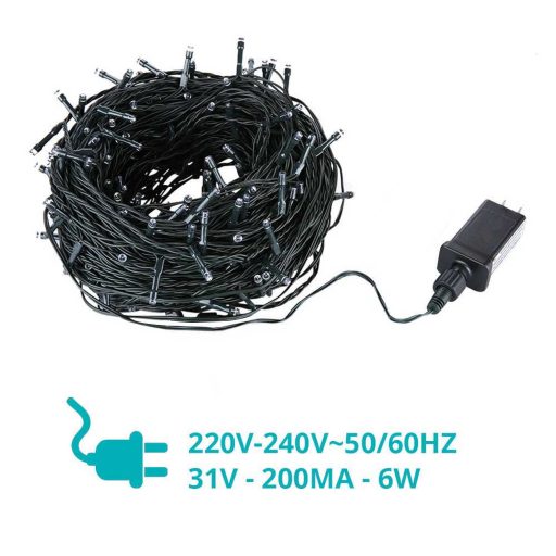 Ghirlanda luminoasa cu LED-120 LED-uri-alb cald