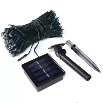   Ghirlanda luminoasa solara pentru gradina cu 100 LED, multicolor, 10m