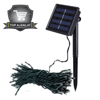 Ghirlanda luminoasa solara pentru gradina cu 100 LED