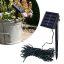 Ghirlanda luminoasa solara pentru gradina cu 100 LED, alb-rece, 20m