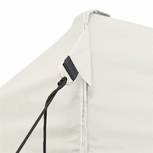 Pavilion pliant 2,9x2,9m-alb, cu pereti laterali