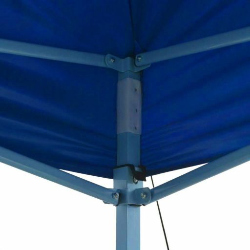 Pavilion pliant 2,9x4,25m-albastru, cu geanta de transport