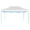 Pavilion pliant 2,9x4,25m-alb, cu geanta de transport