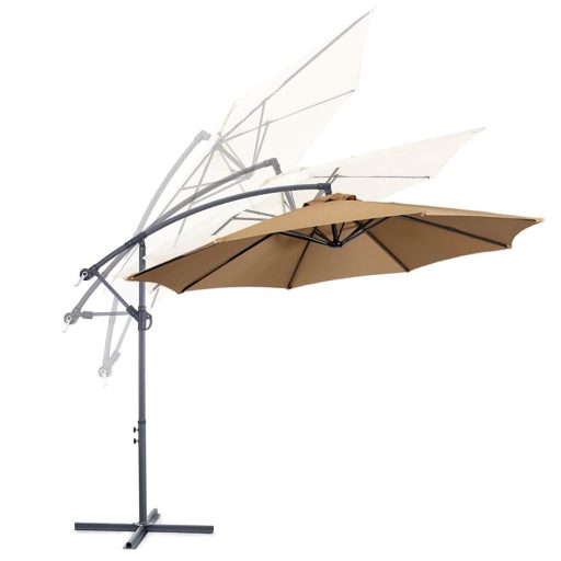 Umbrela de soare suspendata 2,7 m-kaki