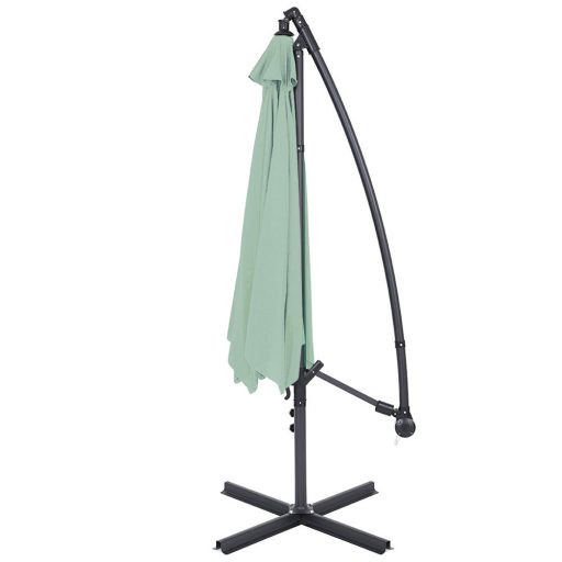 Umbrela de soare suspendata 2,8 m, verde deschis
