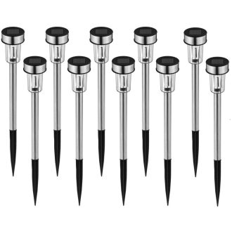 Lampa solara de gradina tip tarus, 10 buc