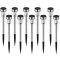 Lampa solara de gradina tip tarus, 10 buc