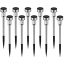 Lampa solara de gradina tip tarus, 10 buc