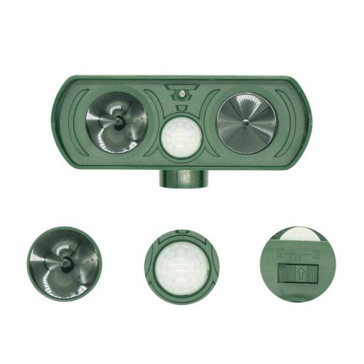 Dispozitiv solar de alarma anti-animale