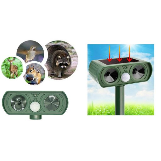 Dispozitiv solar de alarma anti-animale