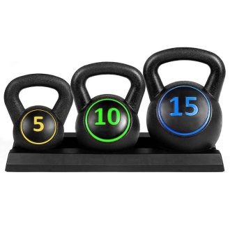   Set gantere Kettlebell, 3 piese - 2.3/4.5/6.7 kg (5/10/15 lbs)