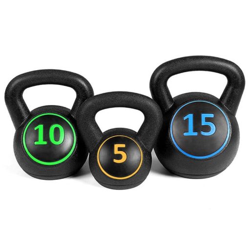 Set gantere Kettlebell, 3 piese - 2.3/4.5/6.7 kg (5/10/15 lbs)