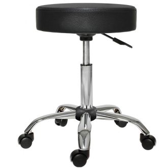 Scaun de cosmetica cu roti, inaltime reglabila