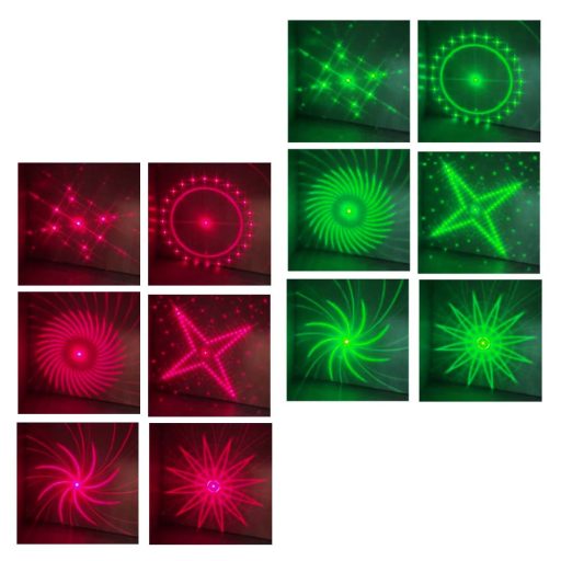 Proiector laser cu diferite modele-spirala