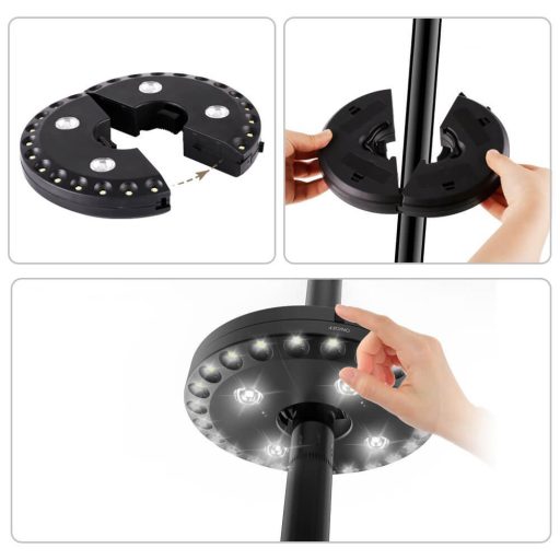 Lampa LED pentru umbrela de soare
