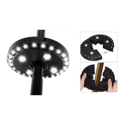 Lampa LED pentru umbrela de soare