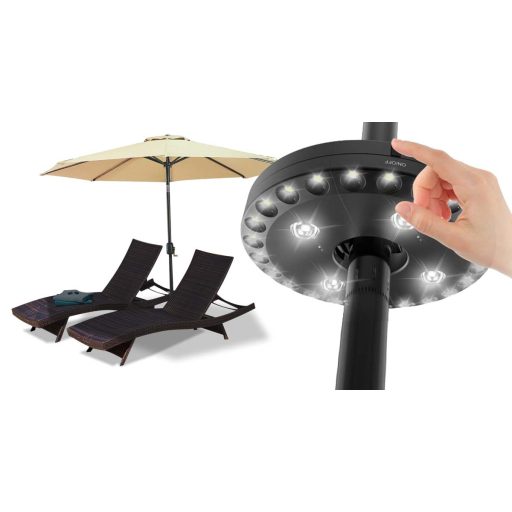 Lampa LED pentru umbrela de soare