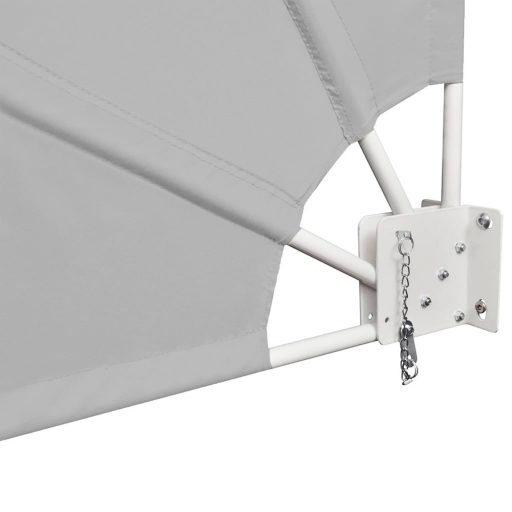 Umbrire pentru balcon tip evantai, 140 cm-gri