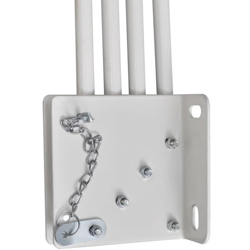 Umbrire pentru balcon tip evantai, 140 cm-gri