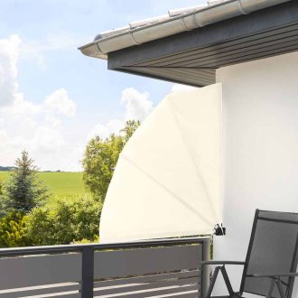 Umbrire pentru balcon tip evantai, 140 cm, 2 culori