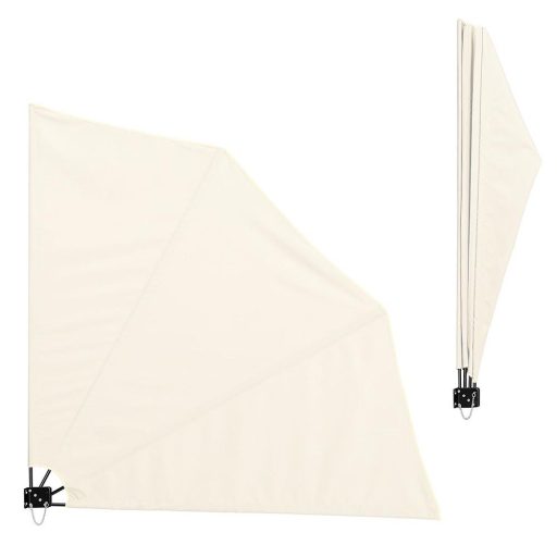 Umbrire pentru balcon tip evantai, 140 cm, 2 culori