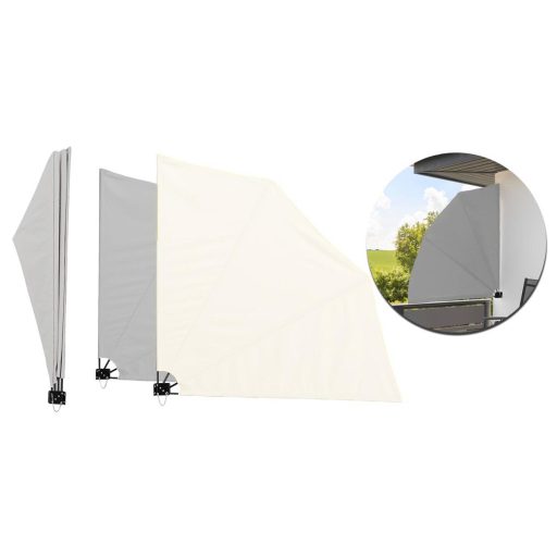 Umbrire pentru balcon tip evantai, 140 cm, 2 culori