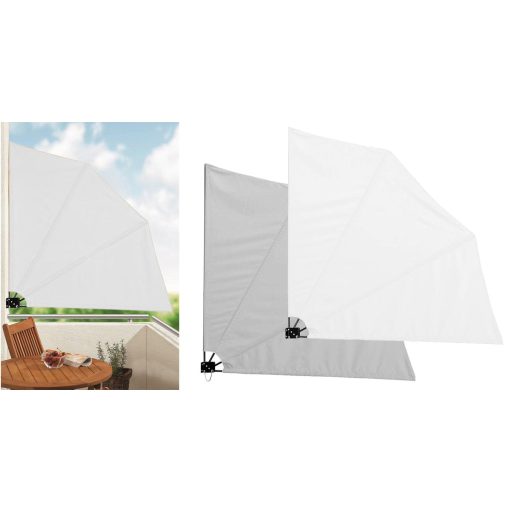 Umbrire pentru balcon tip evantai, 140 cm, 2 culori