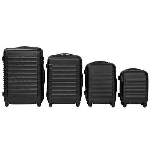 Set de 4 trolere cabina-negru