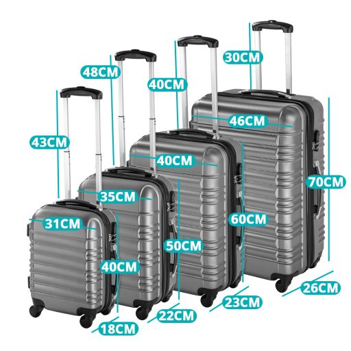 Set de 4 trolere cabina-gri