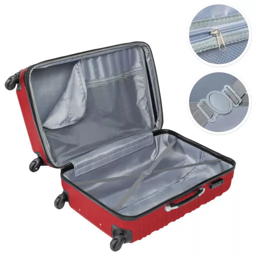Set de 4 trolere cabina-rosu