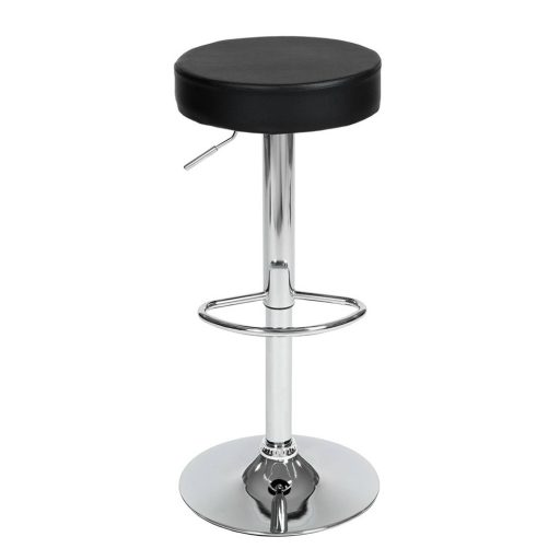 2 buc Scaune de bar stil clasic-negru