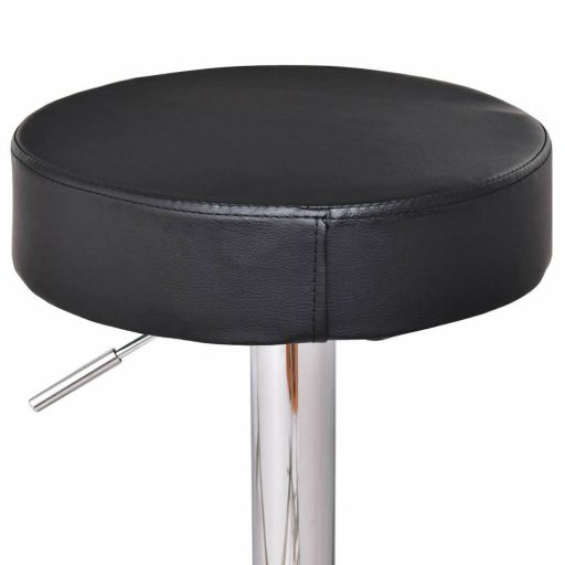 2 buc Scaune de bar stil clasic-negru