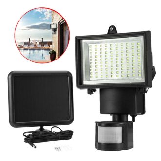 Reflector solar cu senzor de miscare, 60 LED