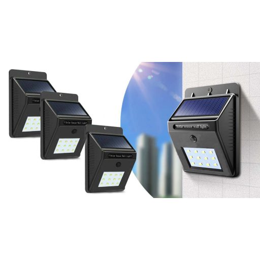 Set 4 buc lampa solara de perete