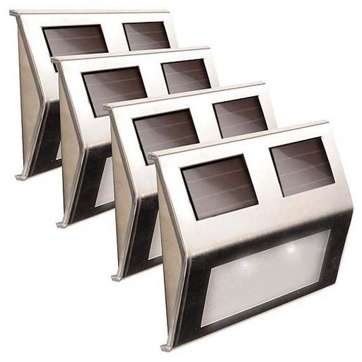 4 buc Lampa solara de perete pentru exterior