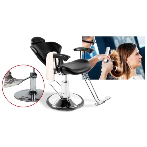 Scaun coafor cu inaltime reglabila-negru