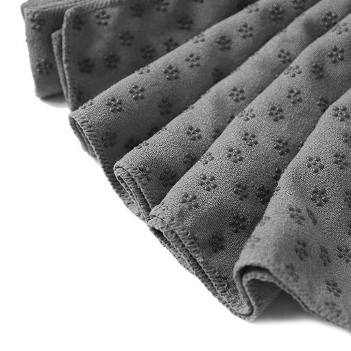 Prosop yoga anti-alunecare cu geanta cadou-gri