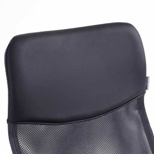 Scaun de birou ergonomic cu spatar inalt- negru