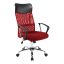 Scaun de birou ergonomic cu spatar inalt- rosu
