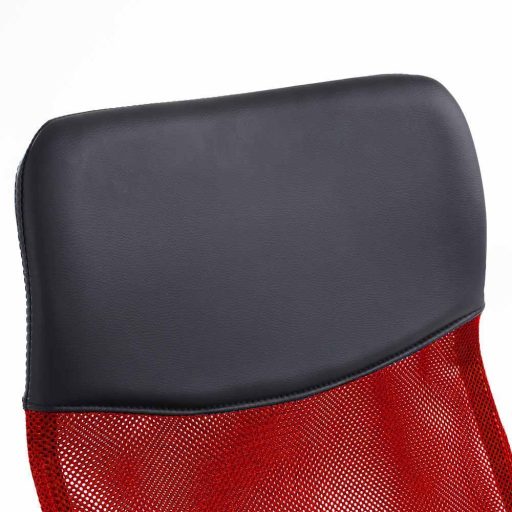 Scaun de birou ergonomic cu spatar inalt- rosu