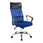 Scaun de birou ergonomic cu spatar inalt- albastru